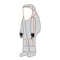 Kappler Frontline 500 NFPA 1990 1991 Certified Vapor Total Encapsulating Suit, Back Entry, Silver, 4X F5H583SI--4X91 - alternate 1